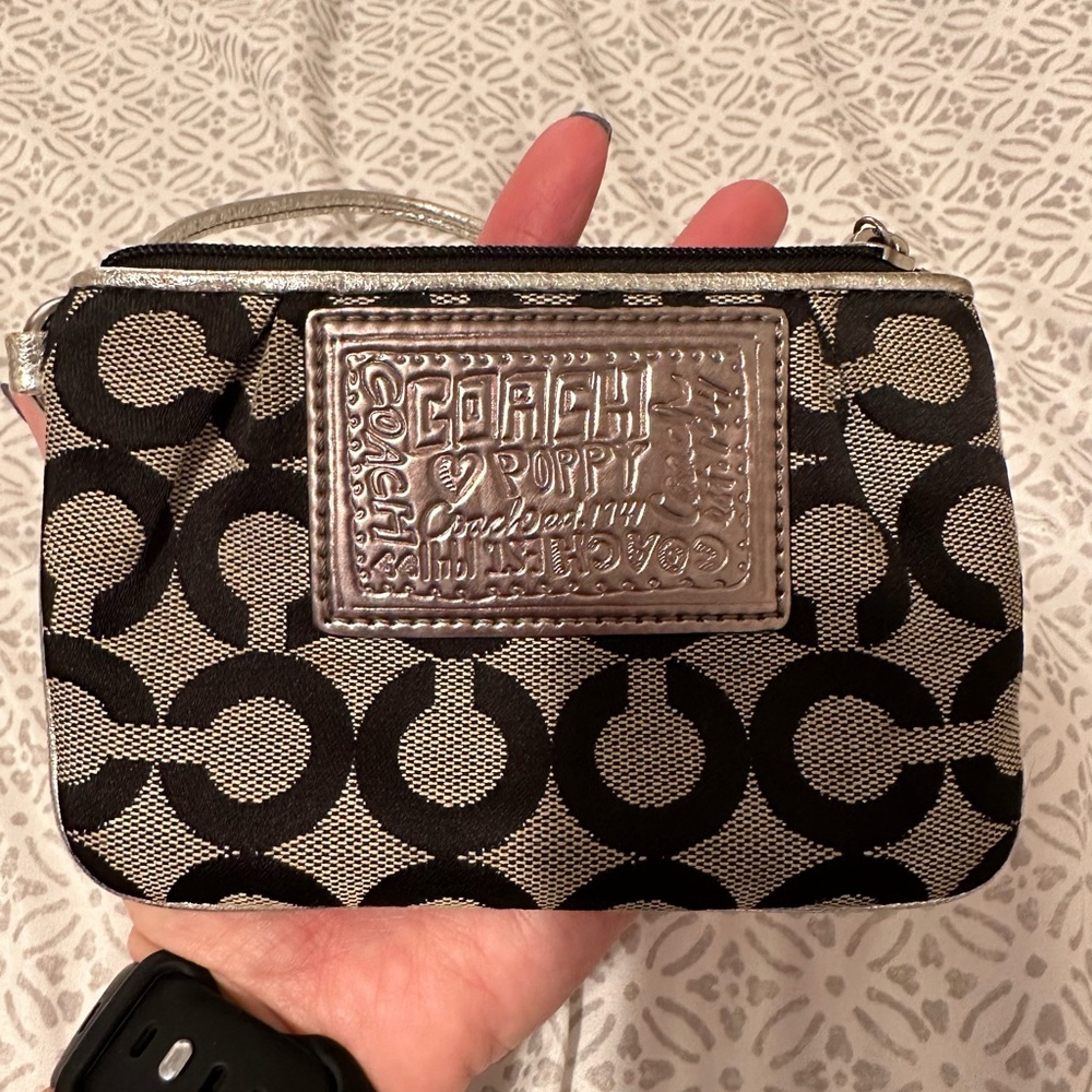 COACH "Optic C" wristlet.